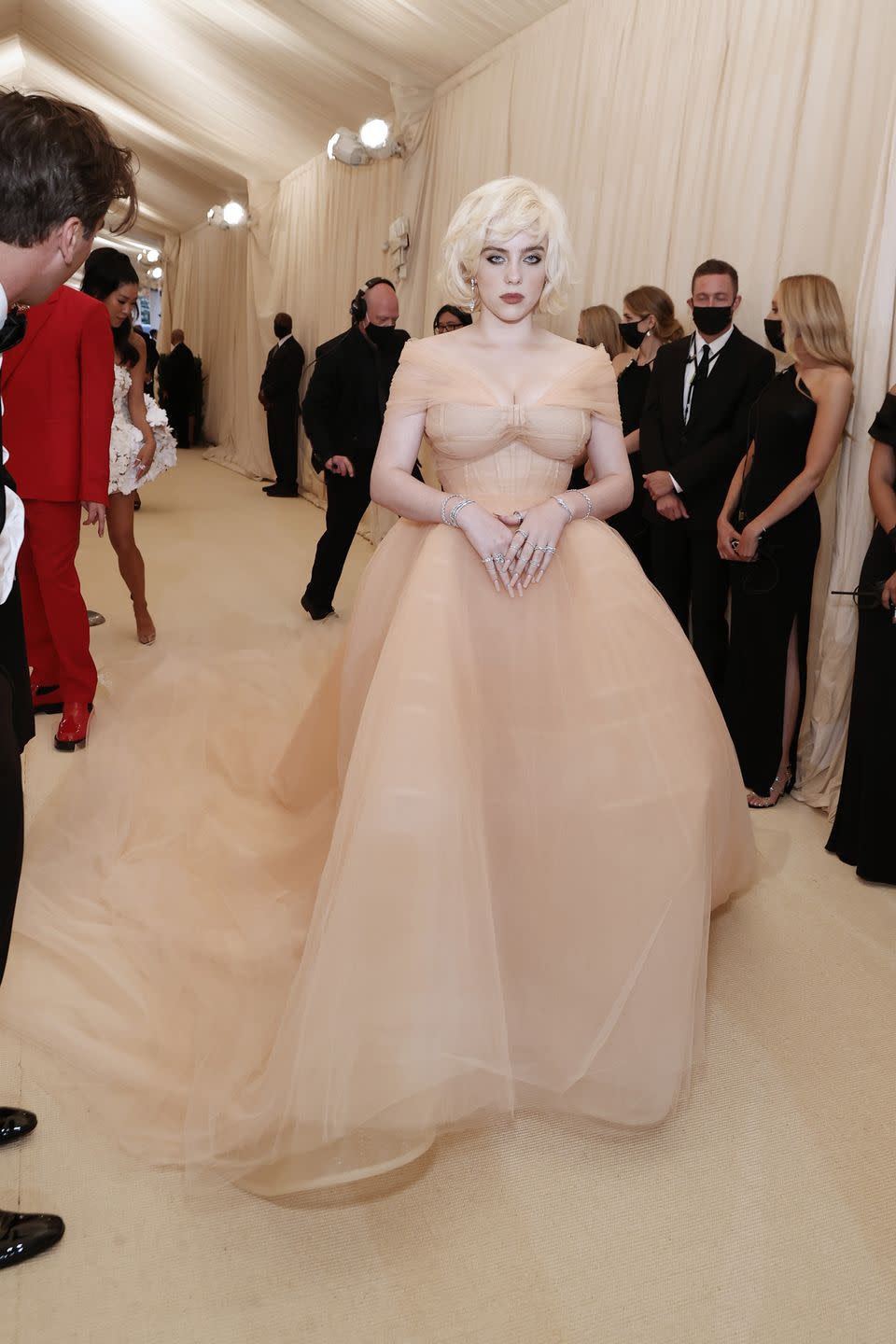 4) Billie Eilish in Oscar de la Renta