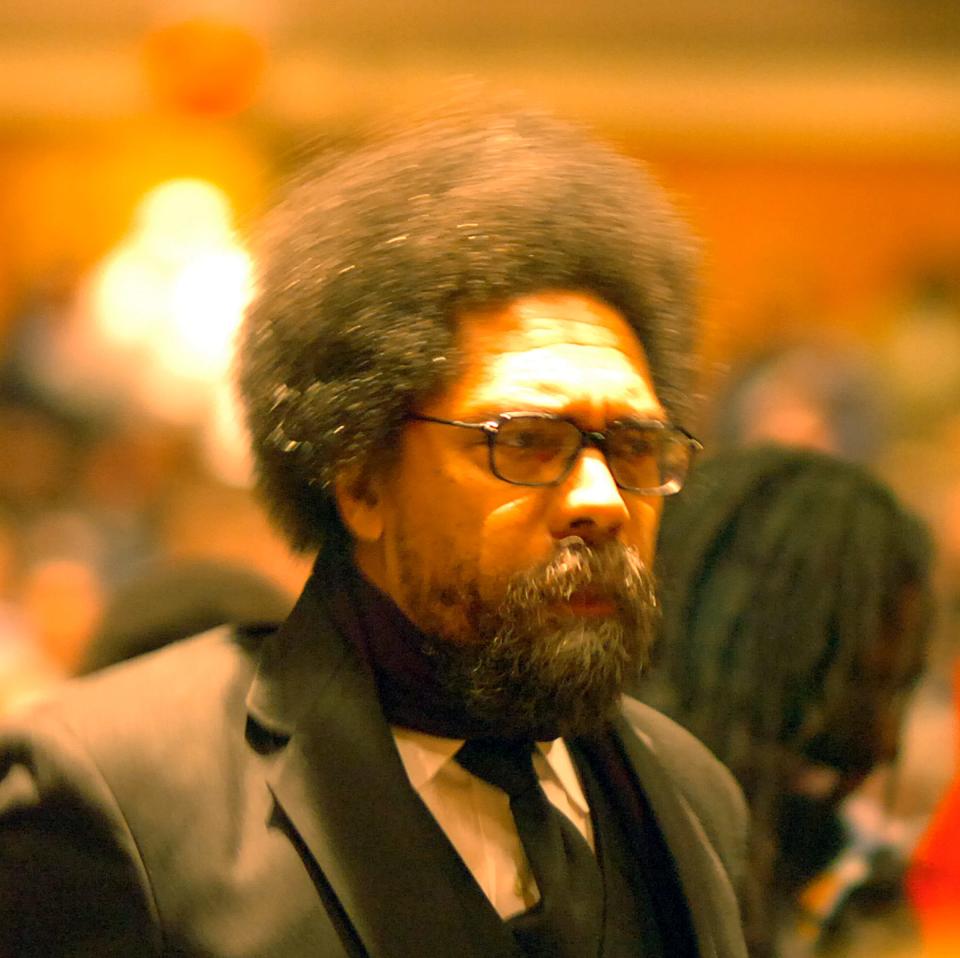 Cornel West, a distinguished Black scholar and Green Party presidential candidate in the 2024 U.S. presidential election, will take part in the "Truth-Seeking and Democracy" discussion on Thursday in Library East on the UF campus in Gainesville.
(Credit: JIM COLLINS, T&G STAFF)