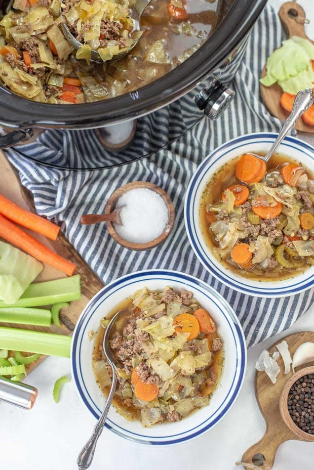 <p><a href="https://thatlowcarblife.com/crockpot-cabbage-soup/" rel="nofollow noopener" target="_blank" data-ylk="slk:That Low Carb Life" class="link ">That Low Carb Life</a></p>