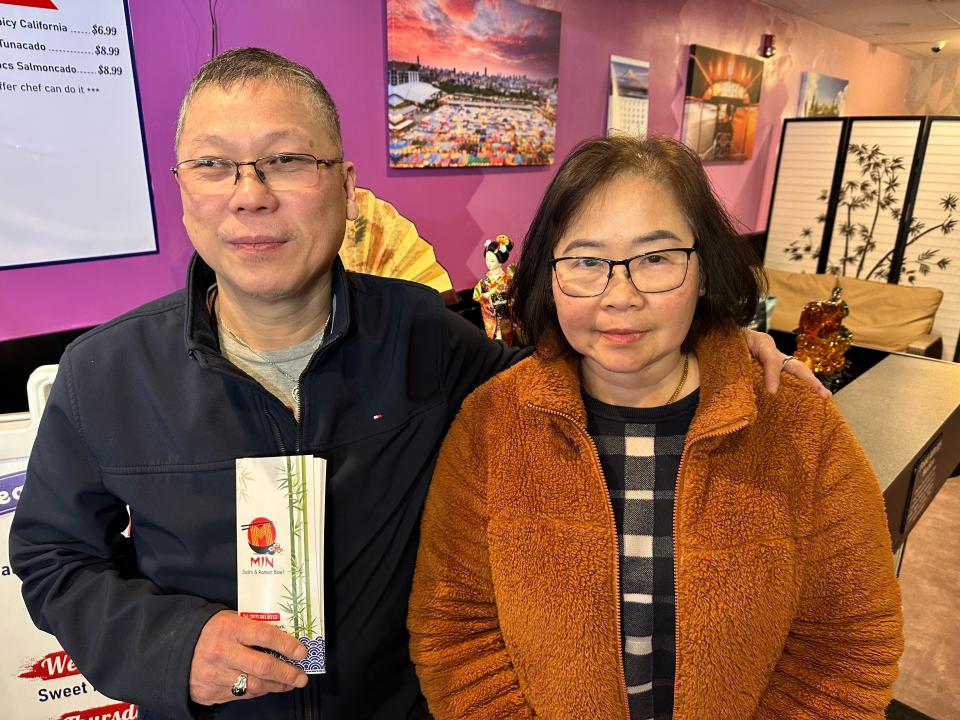 Tony and Min Phyu Chen will open Min Sushi on Route 1 in York this week. The couple have owned sushi franchises, but this is their first eatery they have started themselves.