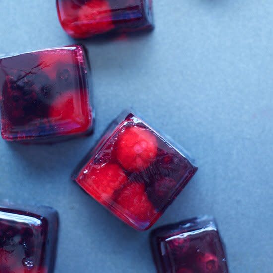 Hibiscus-Berry Gelatins. Photo © Con Poulos