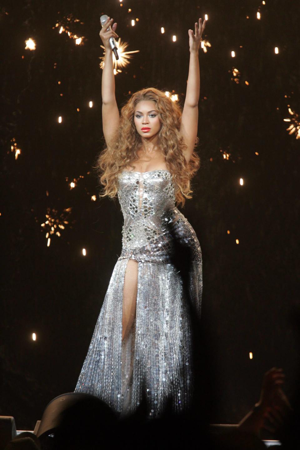 Beyonce performs at the Sommet Center in Nashville, Tenn., on July 18, 2007. This was the third consecutive year the pop/R&B superstar has performed in Nashville.