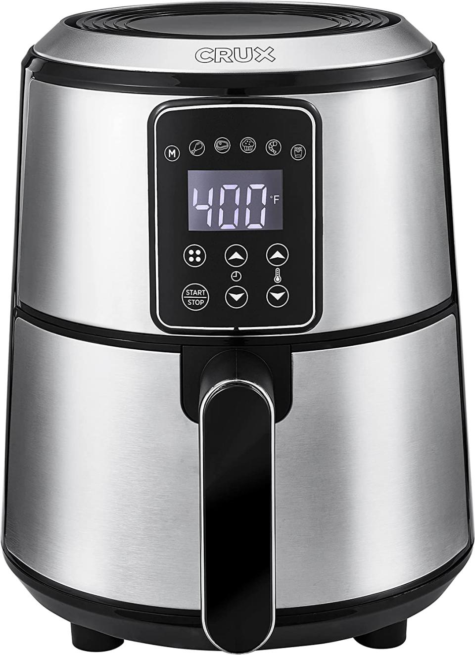 Crux-3QT-Digital-Air-Fryer-Faster-Pre-Heat-Amazon-White-Elephant-Gift-Exchange