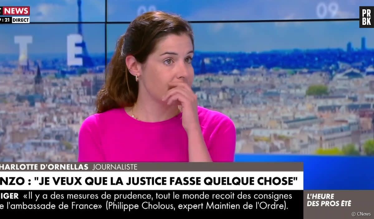 Meurtre d'Enzo : Charlotte d'Ornellas en larmes dans L'heure des pros sur CNews - CNews