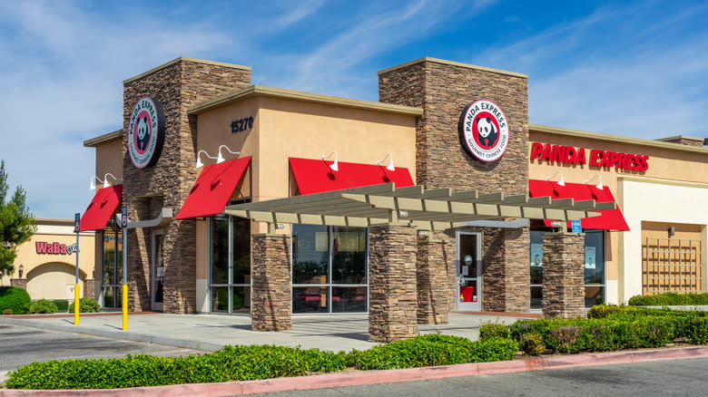 panda express store front on a sunny day