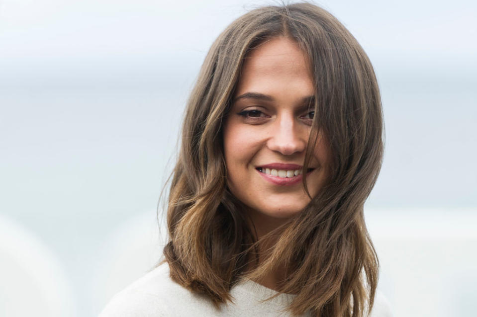 Alicia Vikanderduring 65th San Sebastian Film Festival on September 22, 2017 in San Sebastian, Spain.