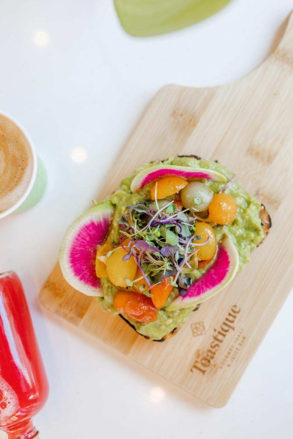 Avocado smash toast is the No. 1 bestselling item at Toastique