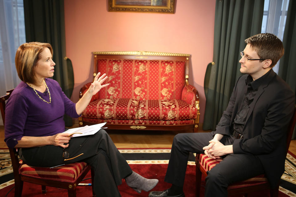 Katie Couric interviews Edward Snowden: A look behind the scenes