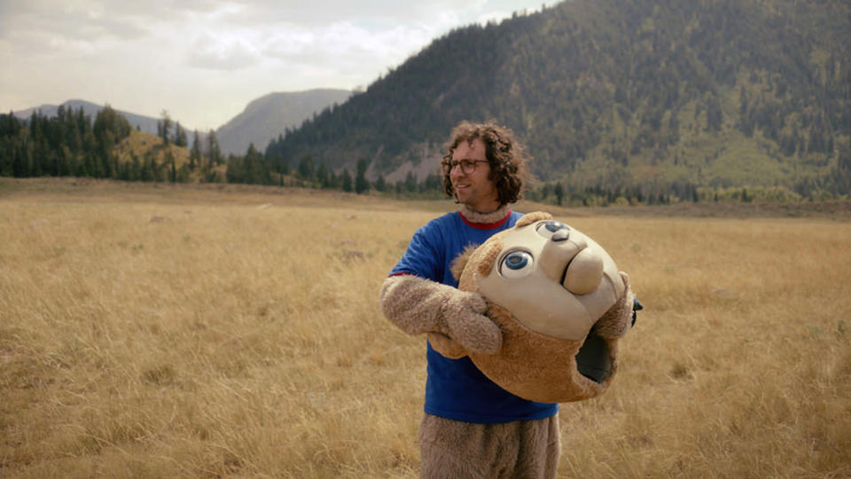 Kyle Mooney in an animal costume