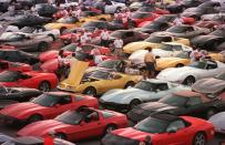 A 1999 caravan of Corvettes to the National Corvette Museum in Bowling Green, Ky., drew 5,000 cars.
