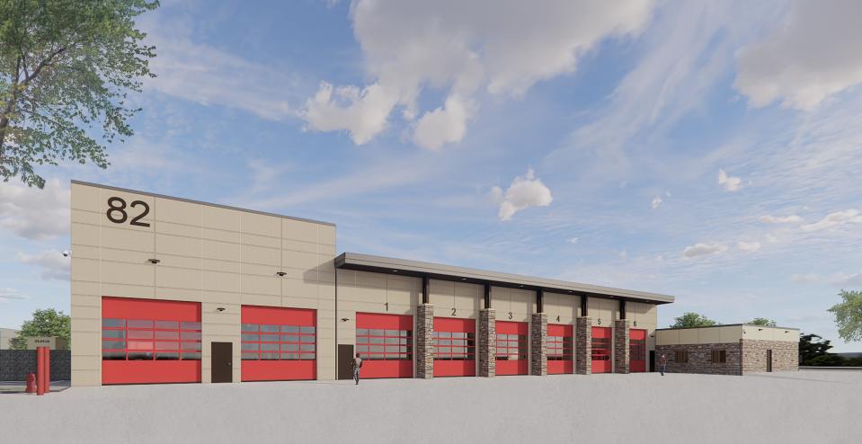 Construction for the new building began in February 2023 after the Station 82 project was approved at the end of 2022 by the North Shore Fire Department Board of Directors.