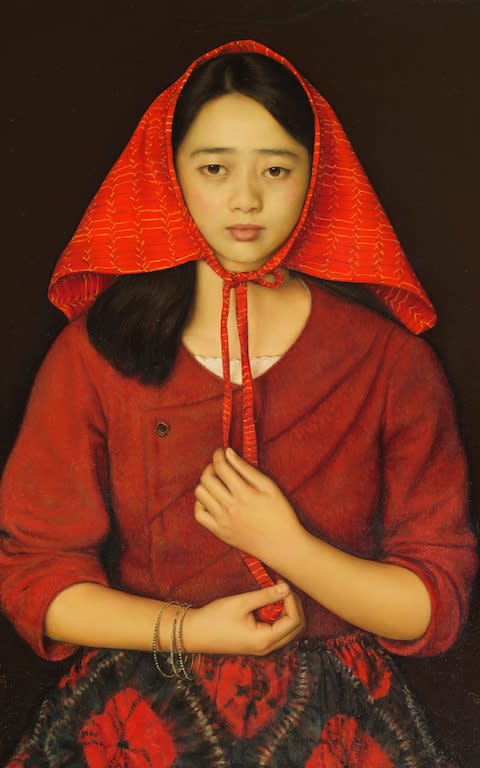 The painting is called Northern Girl and sold for £1.9 million at Woolley & Wallis in Salisbury, including buyer’s premium - Credit: Richard Valencia 