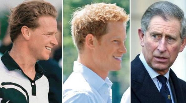 <p>Sobre el príncipe Harry se ha dicho que realmente no es hijo de Carlos de Inglaterra, sino de James Hewitt, quien habría mantenido un romance secreto con Lady Di, según una confesión de la princesa a la BBC. El escritor Jon Conway llegó incluso a publicar un libro sobre esta cuestión en 2014. (Foto: Pinterest). </p>