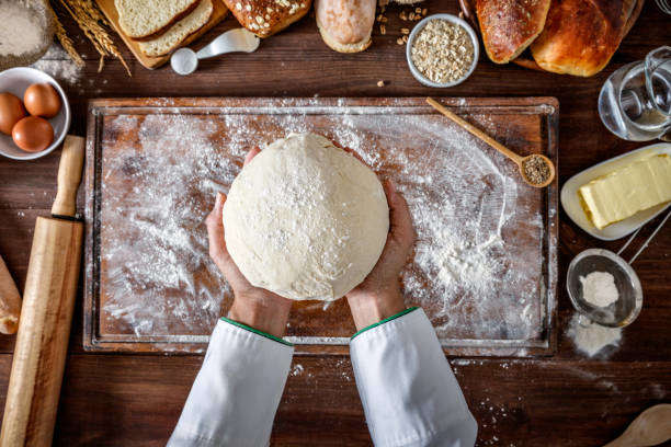 la pâte à pizza, première étape