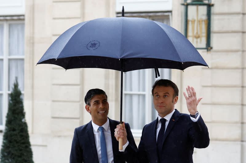 Franco-British Summit at Elysee Palace in Paris