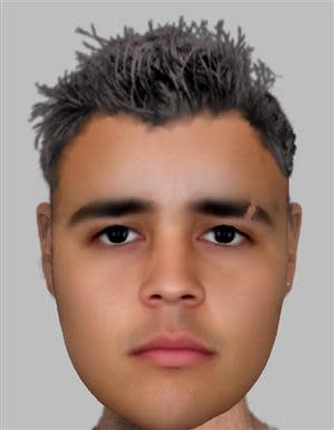 Police released an e-fit of the suspect.