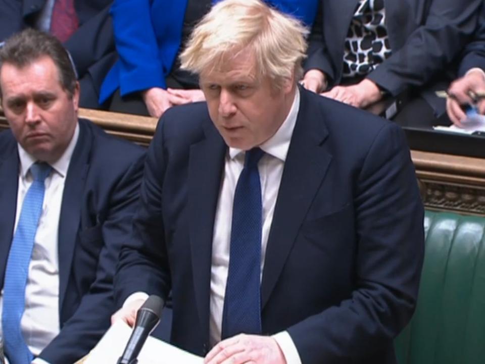 The prime minister is currently giving an update to MPs (UK Parliament)