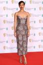 <p>Gugu Mbatha-Raw also wore one of her best red-carpet looks to date for the 2021 BAFTAs, choosing a beautiful embellished dress by Louis Vuitton which she teamed with strappy sandals and an old Hollywood-inspired beauty look.</p>