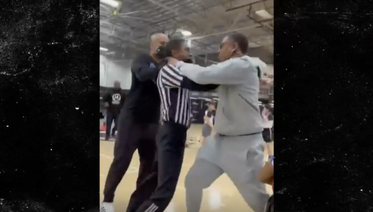Video Shows Youth Basketball Coach Choking Ref Loses Job Over Incident 