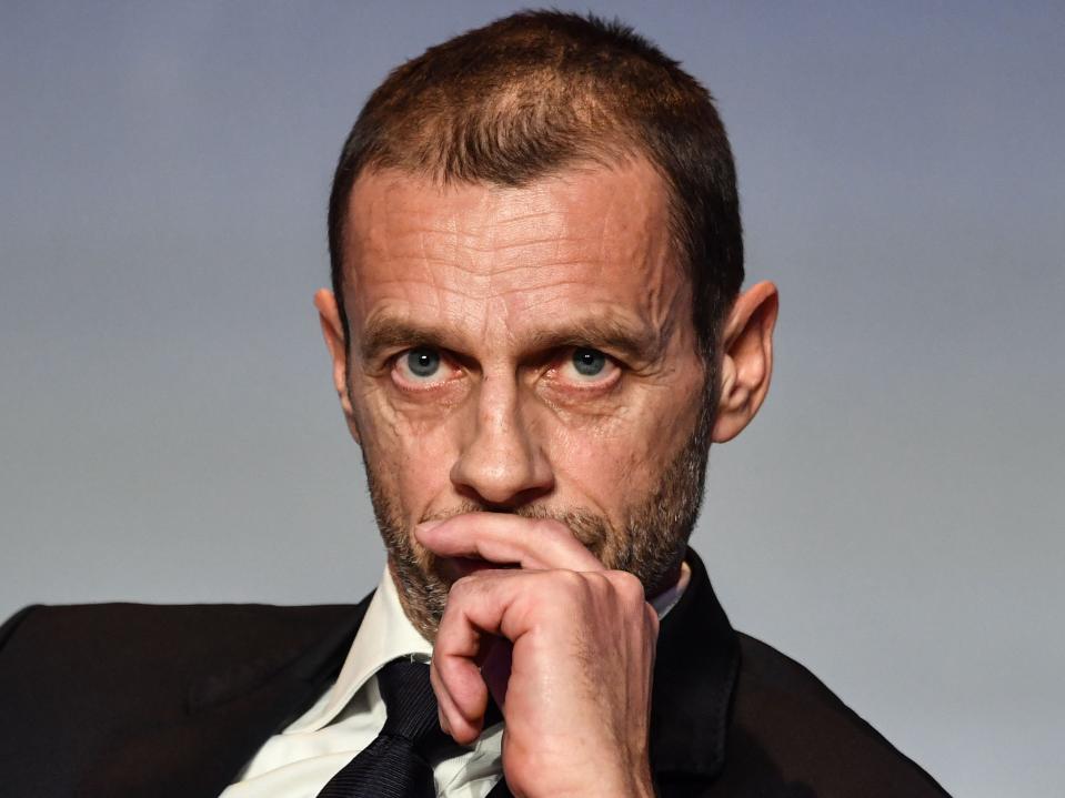 Uefa president Aleksander Ceferin (AFP via Getty Images)