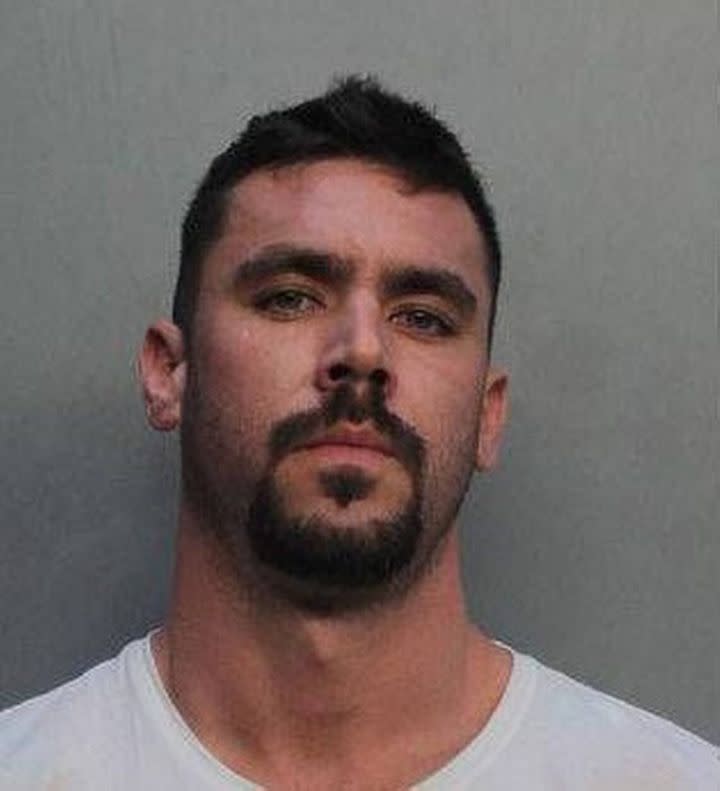 David Hines, 29, used the money meant to support businesses impacted by the pandemic on a 2020 Lamborghini Huracan, dating websites and jewelry, authorities said. (Photo: MIAMI-DADE COUNTY CORRECTIONS)