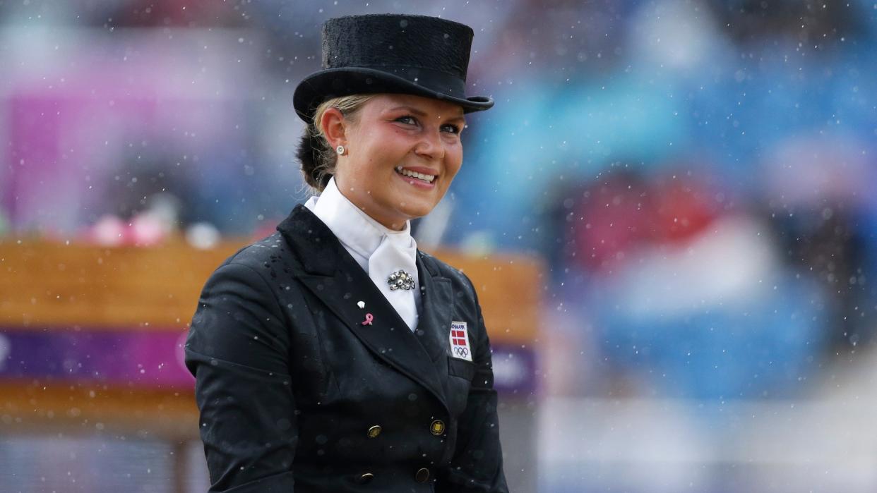 Mandatory Credit: Photo by Markus Schreiber/AP/Shutterstock (6875759br)Anna Kasprzak Anna Kasprzak from Denmark rides Donnperignon in the equestrian dressage competition, at the 2012 Summer Olympics, in LondonLondon Olympics Equestrian.