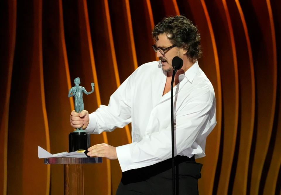 “I thought I could get drunk!” Pedro Pascal said. Chris Pizzello/Invision/AP