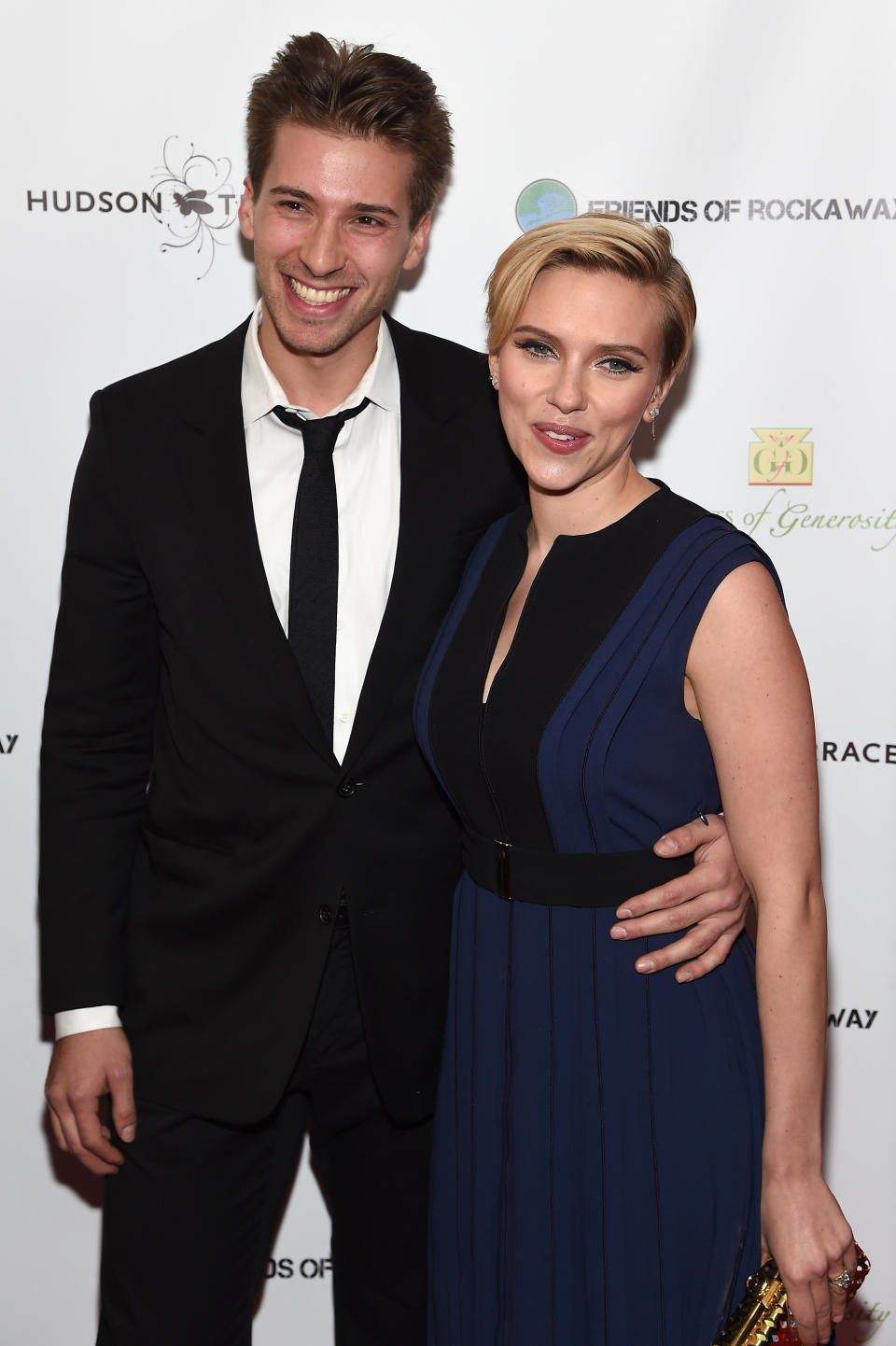 Hunter and Scarlett Johansson