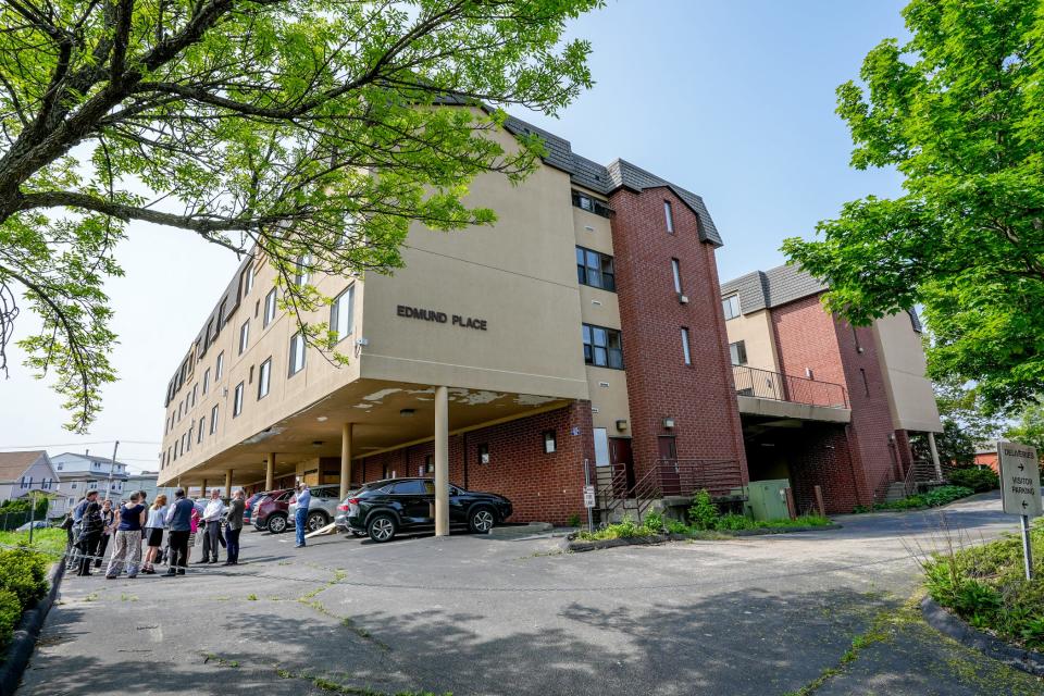 The former nursing home and Johnson & Wales University dormitory at 354 Taunton Ave., in East Providence.