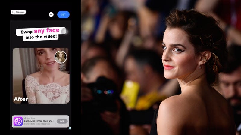 Emma Watson Shemale Sex - Sexual Deepfakes of Emma Watson Run Rampant in Facebook and Instagram Ads