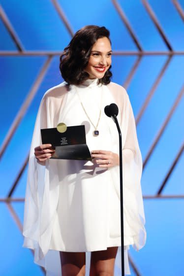 Gal Gadot 2021 Golden Globe Awards