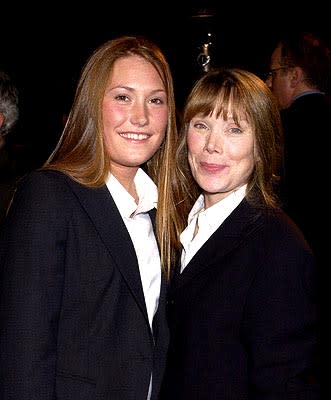 Schuyler Fisk and mom Sissy Spacek at the Hollywood premiere of Paramount's Orange County