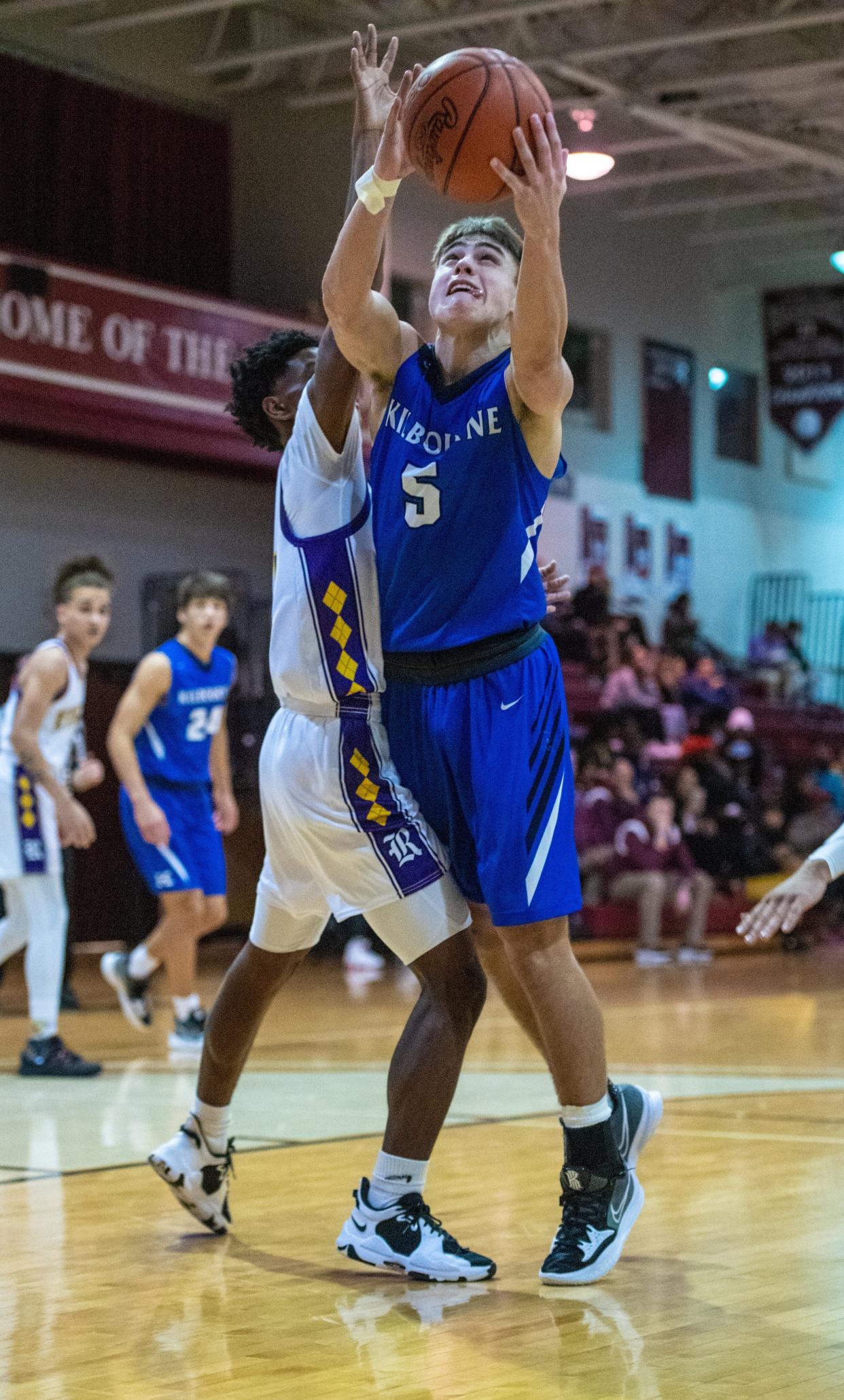 Kilbourne's Ayden Parsons and fellow senior guard Luke Wolford have been playing through injury issues this season. Parsons averaged 18.6 points, 5.1 rebounds and 2.7 assists in the Wolves’ first 12 games.