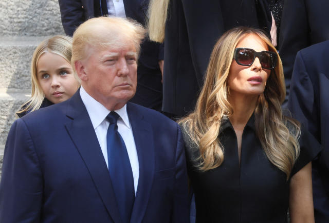 Ivana Trump mourned at Upper East Side funeral