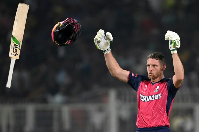 Jos Buttler led Rajasthan to a remarkable victory from the final ball (DIBYANGSHU SARKAR)