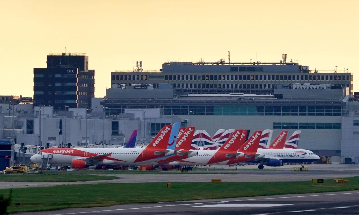 <span>Gatwick is the busiest single-runway airport in the world.</span><span>Photograph: Gareth Fuller/PA</span>