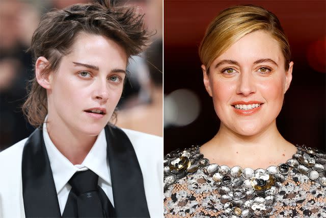 <p>Theo Wargo/Getty; Emma McIntyre/Getty</p> Kristen Stewart; Greta Gerwig