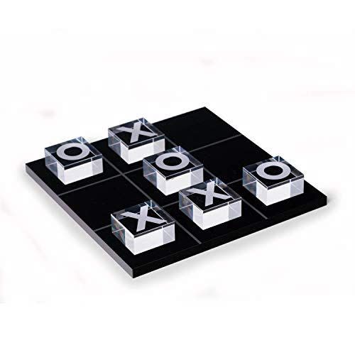 2) Designer Luxe Acrylic Tic Tac Toe Game Set