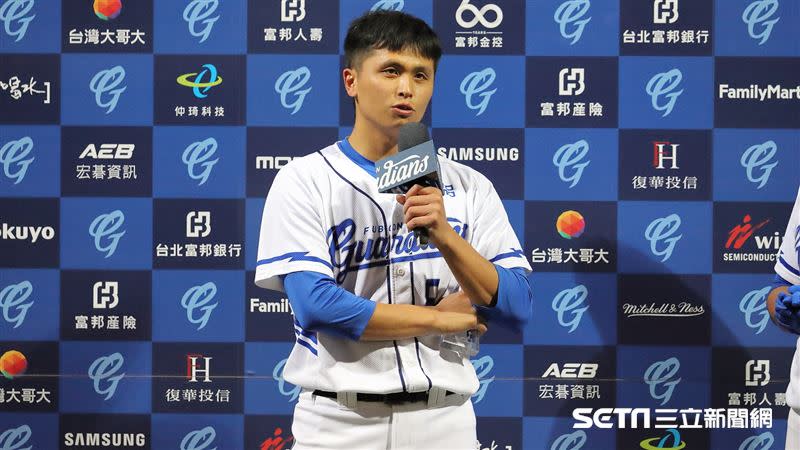 富邦悍將先發投手陳仕朋7局無失分獲選單場MVP。（圖／記者劉彥池攝影）