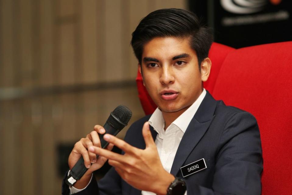 Syed Saddiq Syed Abdul Rahman speaks during a forum on conflict of interest in Kuala Lumpur February 21, 2019. — Picture by Choo Choy May