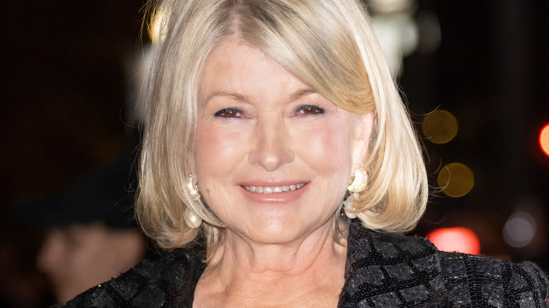 Martha Stewart smiling at event