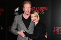 <p>At the N.Y.C. premiere of his MGM+ series <i>A Spy Among Friends </i>on Feb. 27 at the Crosby Street Hotel, <a href="https://people.com/tv/damian-lewis-alison-mosshart-confirm-relationship-after-death-of-his-wife-helen-mccrory/" rel="nofollow noopener" target="_blank" data-ylk="slk:Damian Lewis;elm:context_link;itc:0;sec:content-canvas" class="link ">Damian Lewis</a> reunites with his former <i>Homeland</i> costar <a href="https://people.com/tag/claire-danes/" rel="nofollow noopener" target="_blank" data-ylk="slk:Claire Danes;elm:context_link;itc:0;sec:content-canvas" class="link ">Claire Danes</a>.</p>