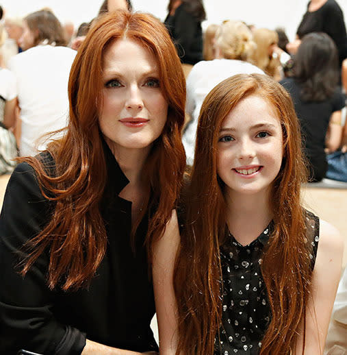 <br>Julianna and her daughter are two peas in a pod - from their fiery red hair to the green eyes and porcelain complexion!<br><br><b><a rel="nofollow" href="https://au.lifestyle.yahoo.com/new-idea/news/star-watch/" data-ylk="slk:Click here for more of the latest celebrity news!;elm:context_link;itc:0;sec:content-canvas" class="link ">Click here for more of the latest celebrity news!</a></b>