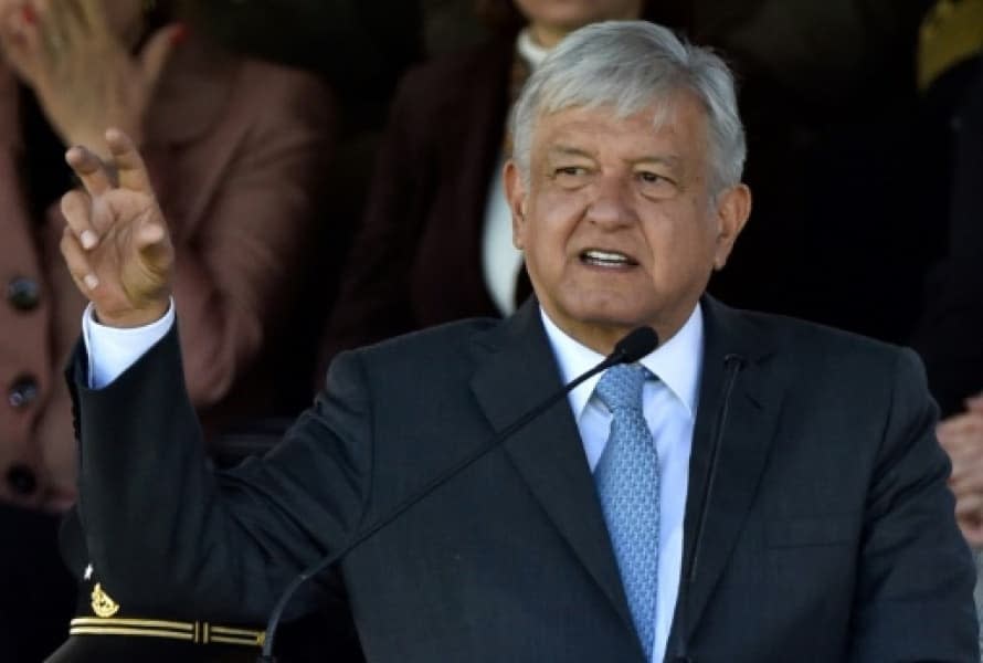 Andrés Manuel López Obrador a pris ses fonctions de président du Mexique le 2 décembre 2018 à Mexico. (Photo d'illustration) - RODRIGO ARANGUA, AFP