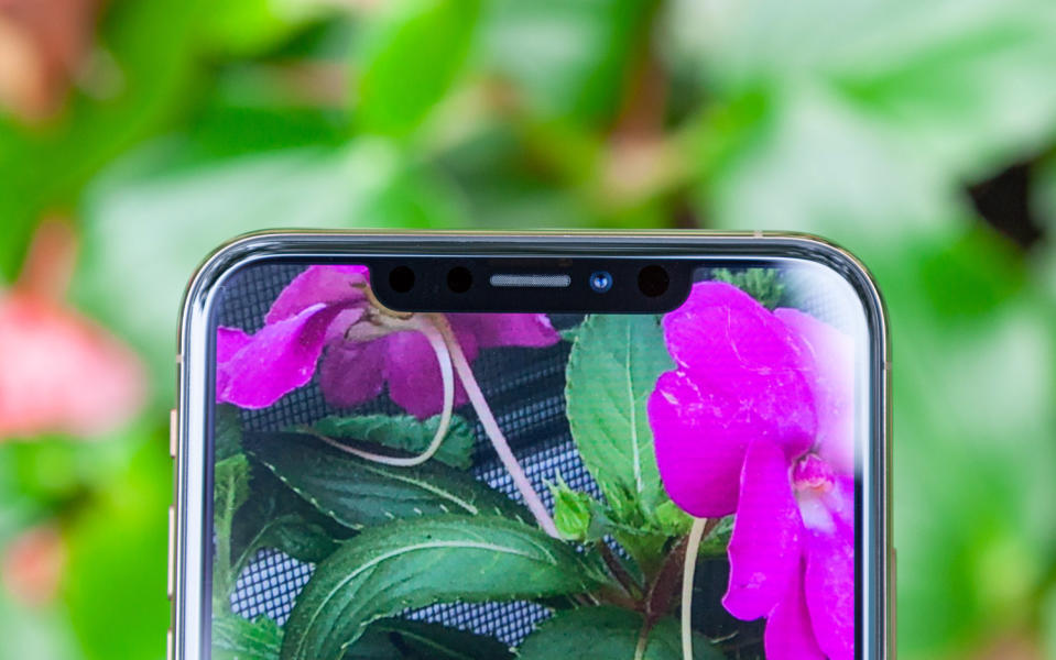 The iPhone's notch (Credit: Tom's Guide)