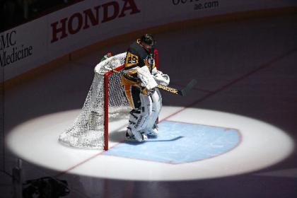 Fleury's in the last year of his contract, but should Pittsburgh rush to re-sign him? (AP)