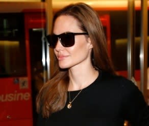 Angelina Jolie spotted in Sydney. Picture: AP