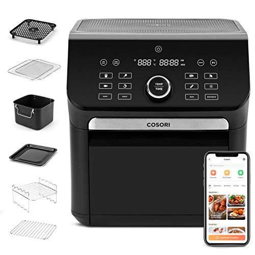 COSORI Smart Air Fryer, 14-in-1 Large Air Fryer Oven XL 7QT with 7 Accessories for Pizza Toast…