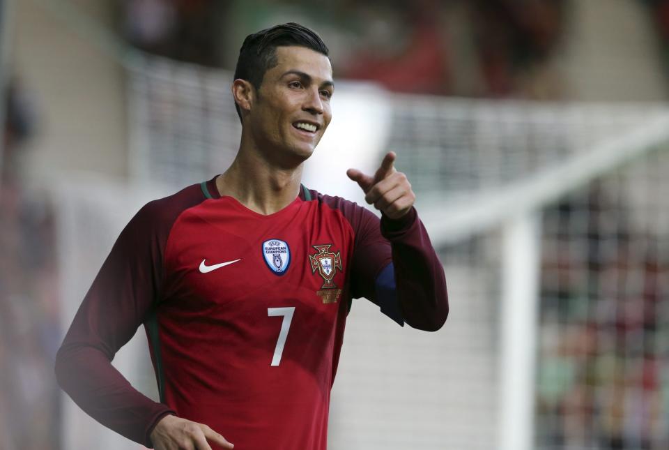 <p>No. 5: Cristiano Ronaldo<br> The soccer legend was named FIFA’s best player for the fourth time. He collects checks from Real Madrid ($50 million for each of the next four years) and a big Nike endorsement totalling over $1 billion over his lifetime. He took home $94 million.<br> (AP Photo/Armando Franca) </p>