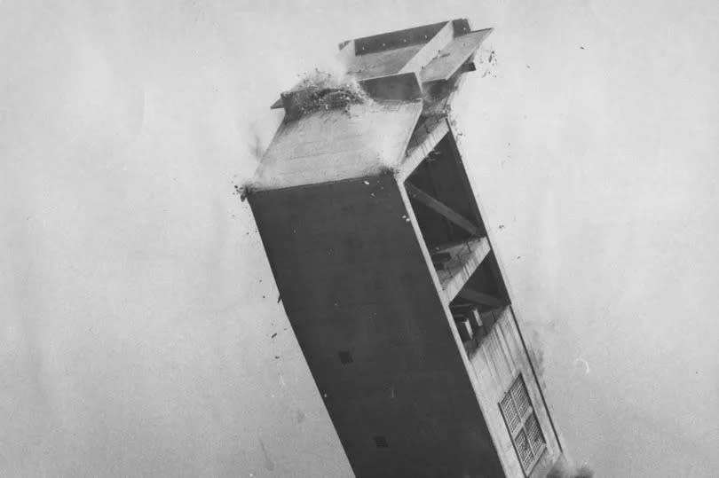 Bradford Colliery being demolished in 1973